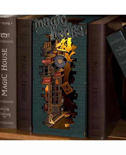  Бук Нук Румбокс Magic House ★ Book Nook Rolife Robotime TGB03, фото 4 