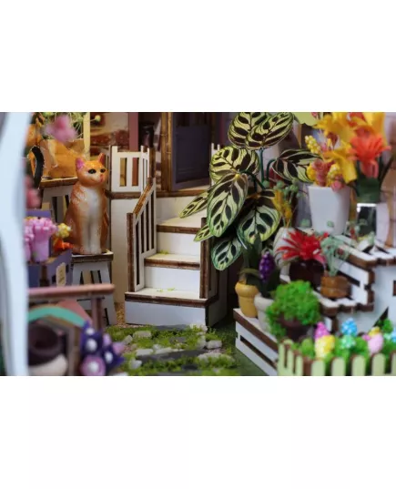  Book Nook Flower House ★ DIY Craft TSZH226, фото 17 