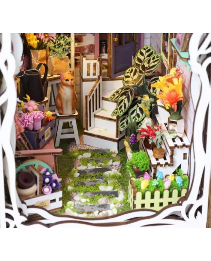  Book Nook Flower House ★ DIY Craft TSZH226, фото 21 