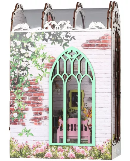  Book Nook Flower House ★ DIY Craft TSZH226, фото 6 