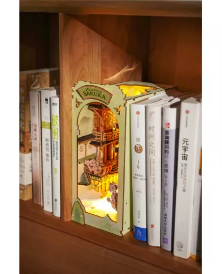  Румбокс Falling Sakura ★ Book Nook Rolife Robotime TGB05, фото 8 