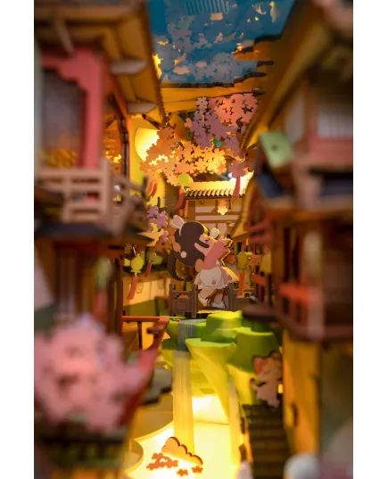  Румбокс Falling Sakura ★ Book Nook Rolife Robotime TGB05, фото 6 