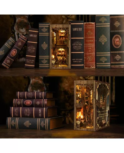  Book Nook Antique Book Collection Room ★ DX Craft BV02-008, фото 13 