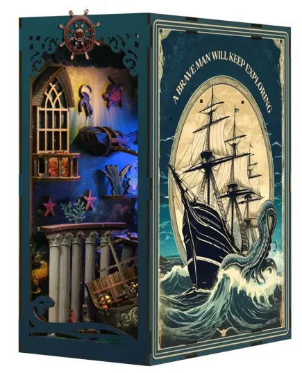  Book Nook Riddle On The Seabed ★ DX Craft BV02-010, фото 11 