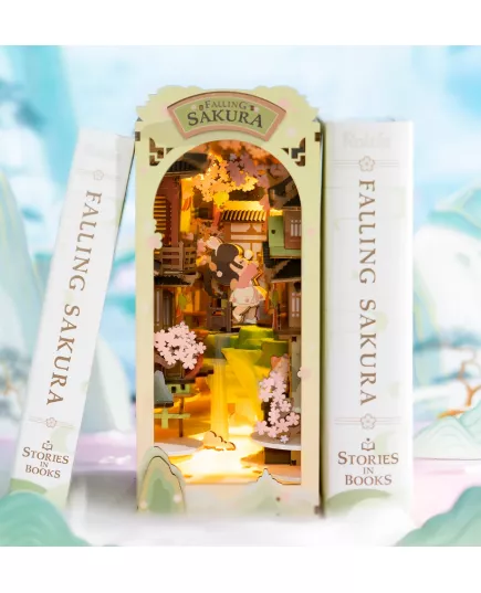  Румбокс Falling Sakura ★ Book Nook Rolife Robotime TGB05, фото 2 