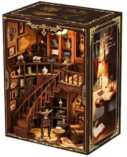  Book Nook Ancient Rhyme Library ★ DX Craft AH01-003, фото 12 