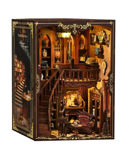  Book Nook Ancient Rhyme Library ★ DX Craft AH01-003, фото 4 