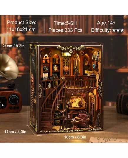  Book Nook Ancient Rhyme Library ★ DX Craft AH01-003, фото 26 