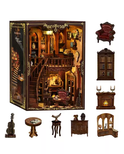  Book Nook Ancient Rhyme Library ★ DX Craft AH01-003, фото 30 