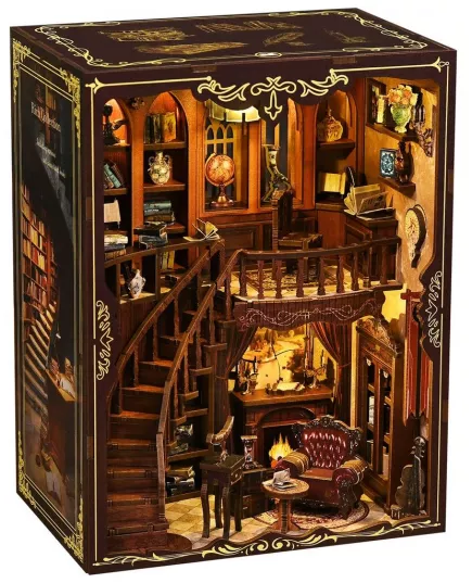  Book Nook Ancient Rhyme Library ★ DX Craft AH01-003, фото 8 