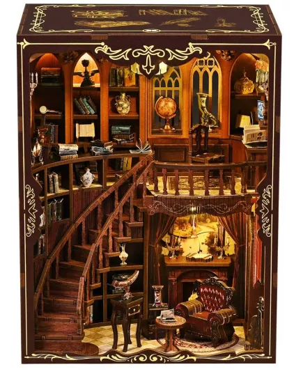  Book Nook Ancient Rhyme Library ★ DX Craft AH01-003, фото 10 