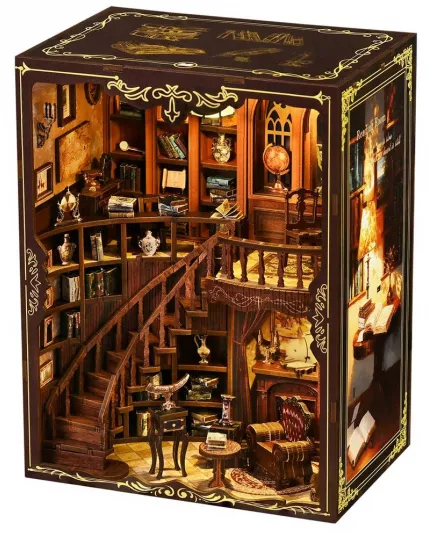 Book Nook Ancient Rhyme Library ★ DX Craft AH01-003, фото 11 