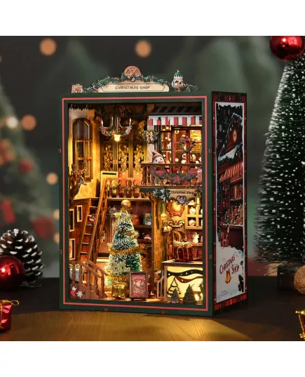  Book Nook Christmas Shop ★ DX Craft AH01-001, фото 19 