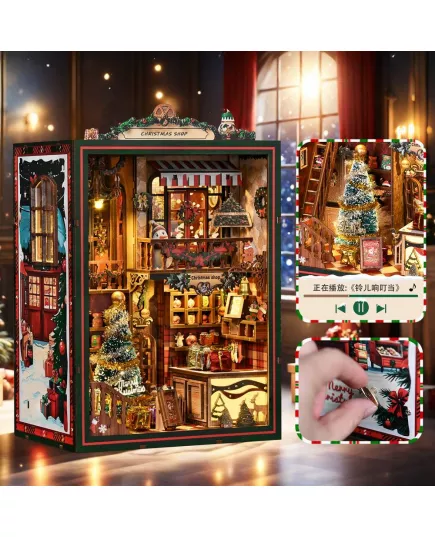  Book Nook Christmas Shop ★ DX Craft AH01-001, фото 11 