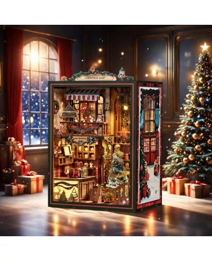  Book Nook Christmas Shop ★ DX Craft AH01-001, фото 14 