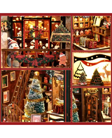  Book Nook Christmas Shop ★ DX Craft AH01-001, фото 30 