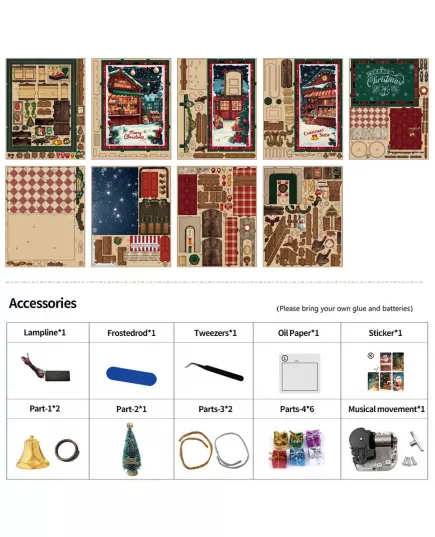 Book Nook Christmas Shop ★ DX Craft AH01-001, фото 31 