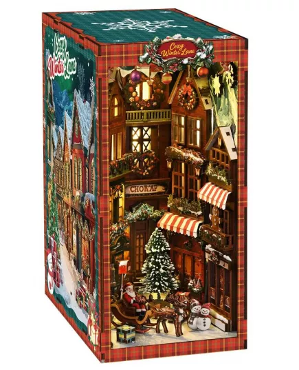  Book Nook Christmas Street Corner ★ DX Craft BV02-018, фото 10 