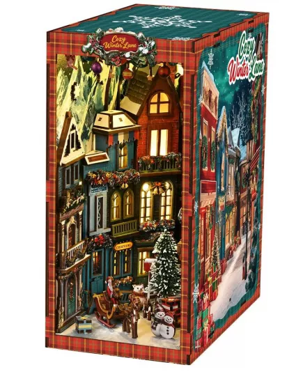  Book Nook Christmas Street Corner ★ DX Craft BV02-018, фото 11 