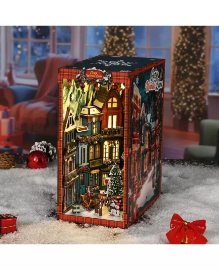  Book Nook Christmas Street Corner ★ DX Craft BV02-018, фото 19 