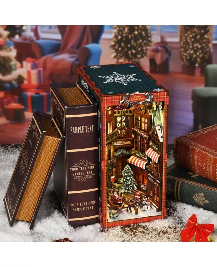  Book Nook Christmas Street Corner ★ DX Craft BV02-018, фото 20 