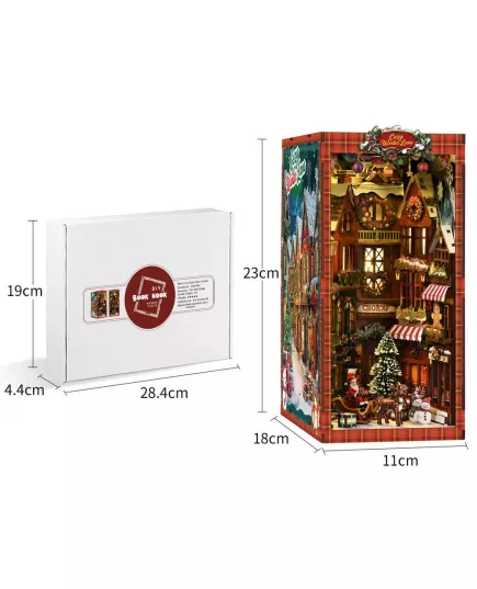  Book Nook Christmas Street Corner ★ DX Craft BV02-018, фото 36 