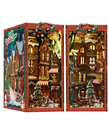  Book Nook Christmas Street Corner ★ DX Craft BV02-018, фото 2 