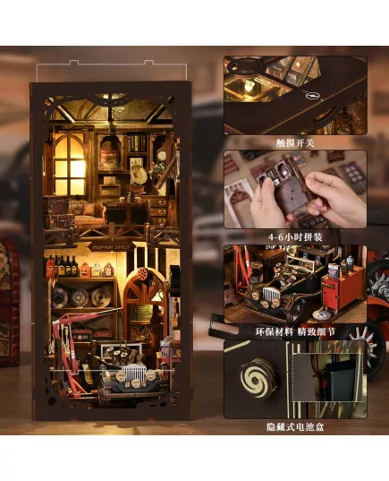  Book Nook Craftsmanship Repair Shop ★ DX Craft BV02-016, фото 30 