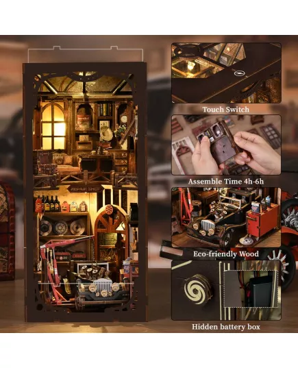  Book Nook Craftsmanship Repair Shop ★ DX Craft BV02-016, фото 31 