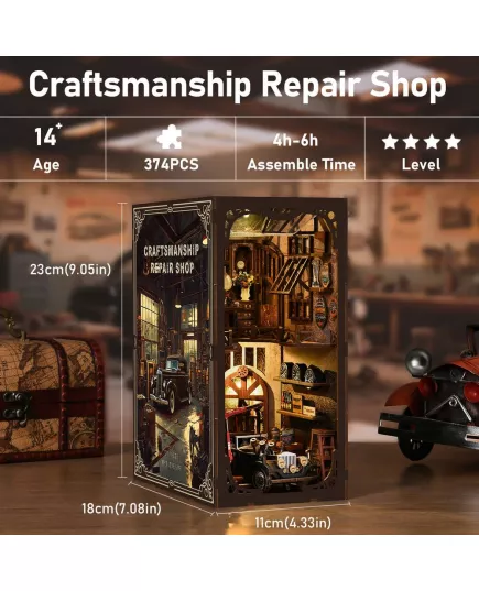  Book Nook Craftsmanship Repair Shop ★ DX Craft BV02-016, фото 32 