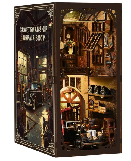  Book Nook Craftsmanship Repair Shop ★ DX Craft BV02-016, фото 8 