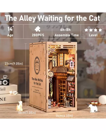  Book Nook The Alley Waiting for the Cat ★ DX Craft BV02-019, фото 27 