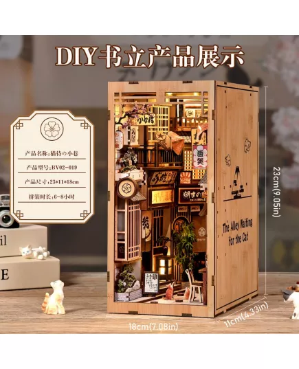  Book Nook The Alley Waiting for the Cat ★ DX Craft BV02-019, фото 28 