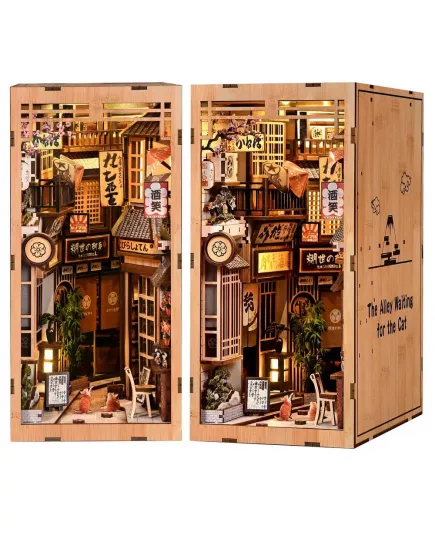  Book Nook The Alley Waiting for the Cat ★ DX Craft BV02-019, фото 3 