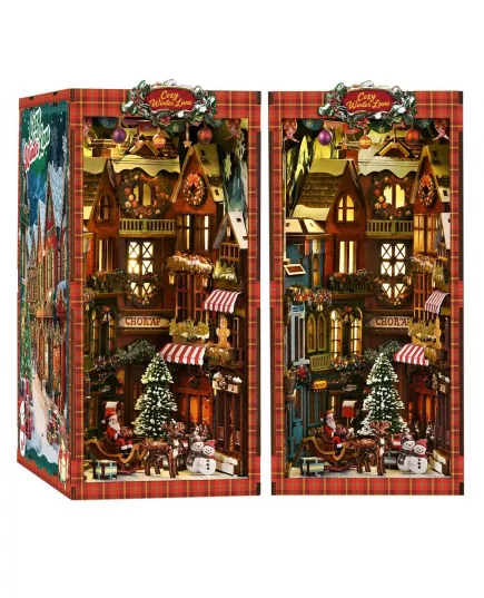  Book Nook Christmas Street Corner ★ DX Craft BV02-018, фото 1 