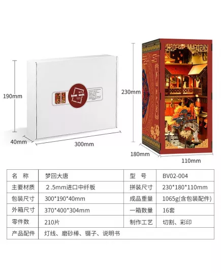  Book Nook Dream Of The Tang Dynasty ★ DX Craft BV02-004, фото 29 