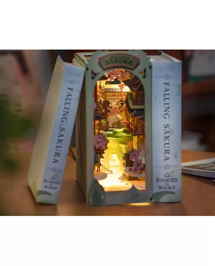  Румбокс Falling Sakura ★ Book Nook Rolife Robotime TGB05, фото 1 